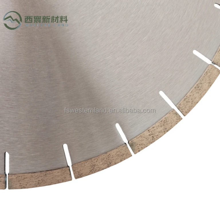 Diamond marble saw blade, laser welded segmented cutting disc for marble slab cutting