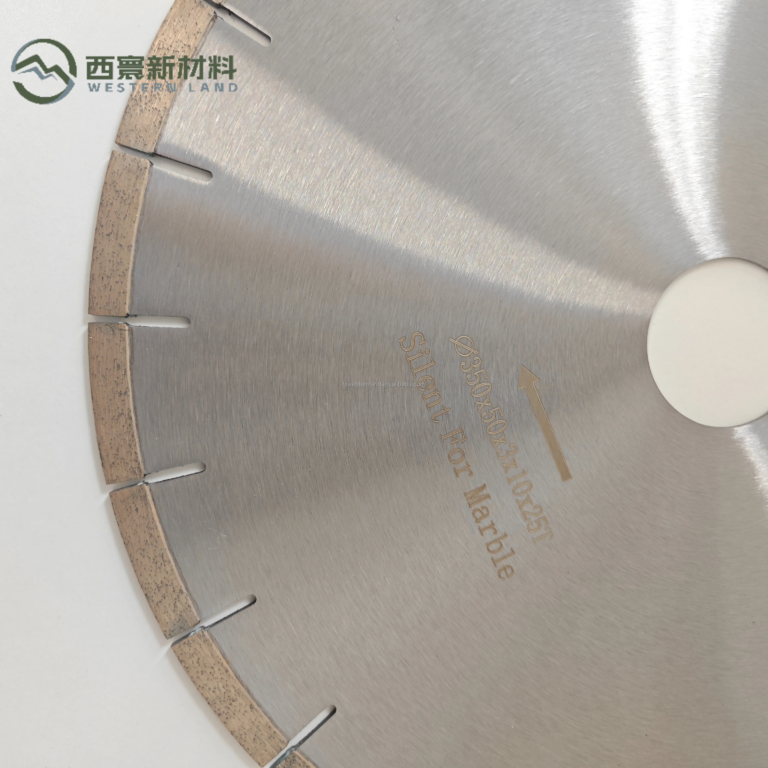 Diamond marble saw blade, laser welded segmented cutting disc for marble slab cutting