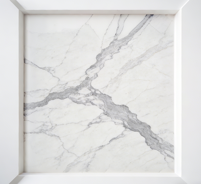 White marble slab