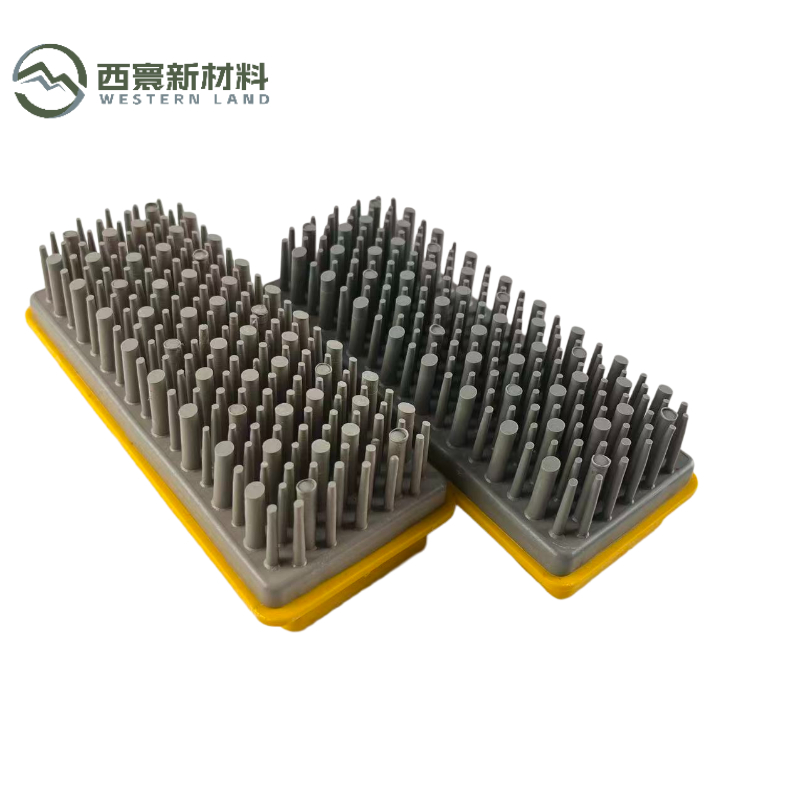Professional rubber abrasive brush for soft gloss tile, polished tile and stone surface