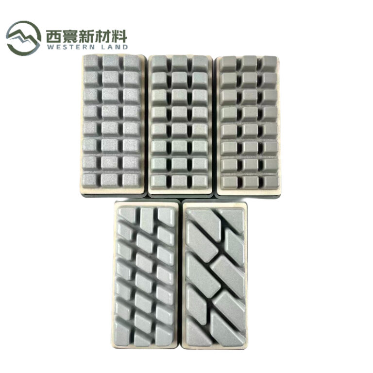 Flexible Fickert elastic abrasive block for porcelain tile Lappato soft matte polishing