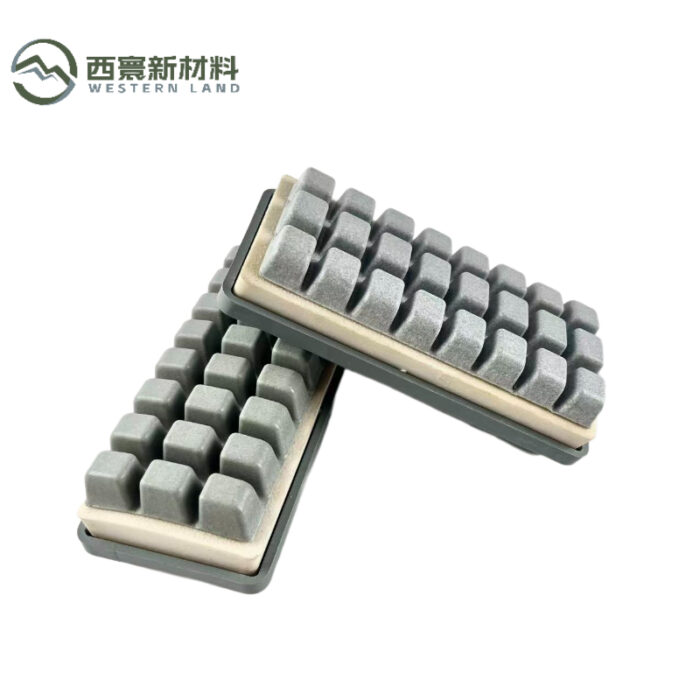 Flexible Fickert elastic abrasive block for porcelain tile Lappato soft matte polishing