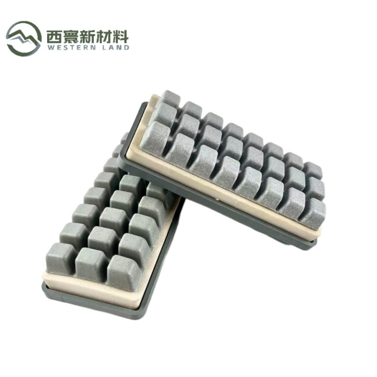 Flexible Fickert elastic abrasive block for porcelain tile Lappato soft matte polishing